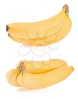 fresh fruits banana isolated on white background