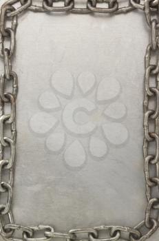 chain on metal   background texture