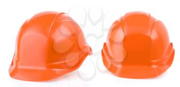 construction helmet tool isolated on white background