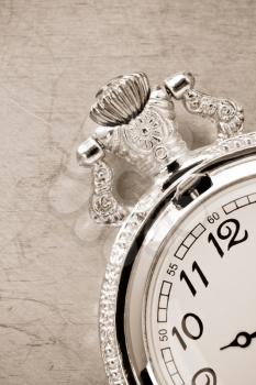 watch mechanism at metal background texture