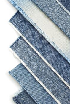 blue jeans isolated on white background