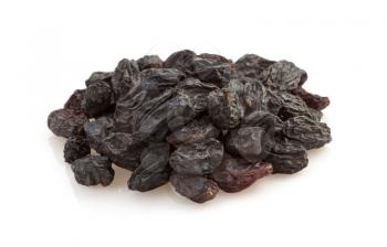 raisins fruit isolated on white background