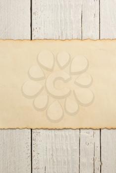 old parchmentat wooden background texture