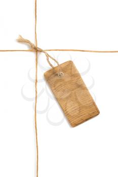 twine cord isolated on white background