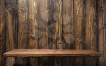 wooden shelf at background texture