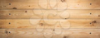 wooden background as texture surface with screws, top view