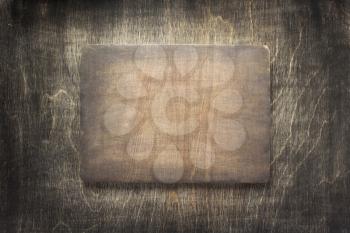 sign board at wooden background texture