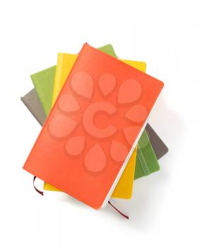 colorful notebook isolated at white background