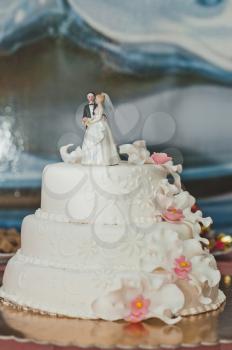 Royalty Free Photo of a Wedding Cake