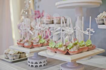 Sweet treats on the table for guests.