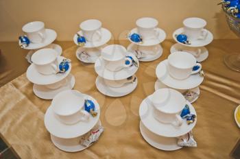 The stock of tea cups.