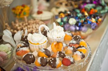 Sweets for a festive tea party.