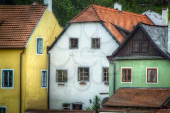 cityscapes. interesting house and windows in Europe.