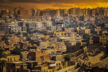 Cairo, Egypt. Largest city in Africa. picturesque landscape