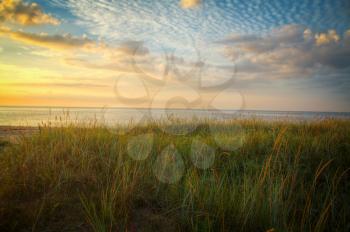 summer morning on a Baltic Sea coast