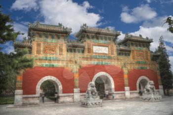 Beihai Park is an imperial garden to the north-west of the Forbidden City in Beijing.