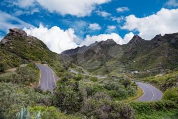Anaga mountain in Tenerife, Spain, Europe. Picturesque places