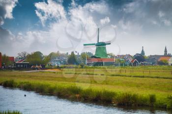the village of Zaanse Chance near Amsterdam. Netherlands