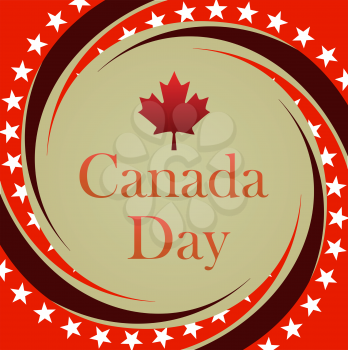 Canada Day vector background