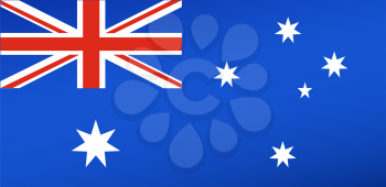 Flag Australia vector illustration