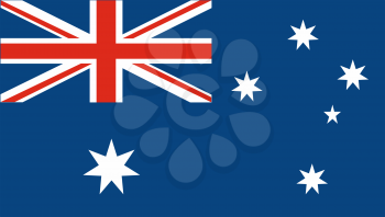 Flag Australia vector illustration
