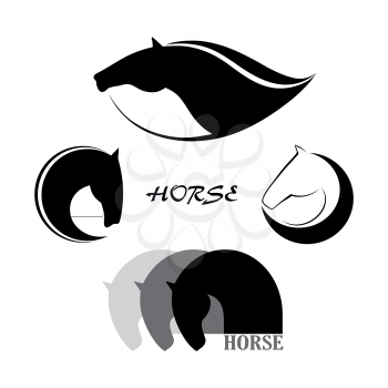 Horse symbol vector