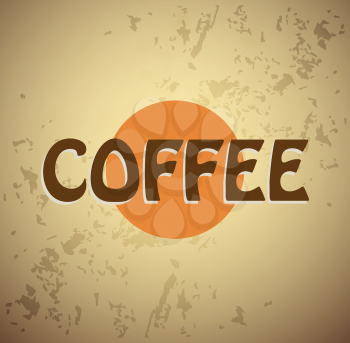 Coffee vector background
