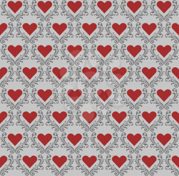 heart pattern seamless background