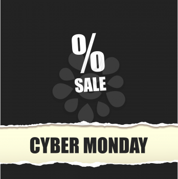 Cyber monday sale banner