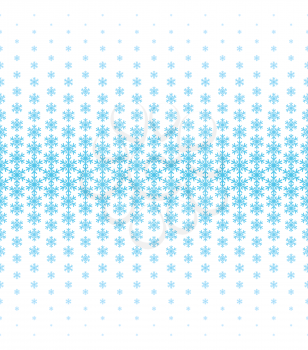 snowflake, Christmas ornament, border, pattern of white snowflakes, Christmas background, halftone effect