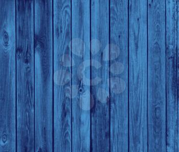 background of old wood, blue color