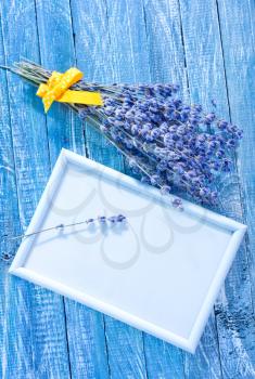 frame and lavender