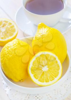 lemons and tea