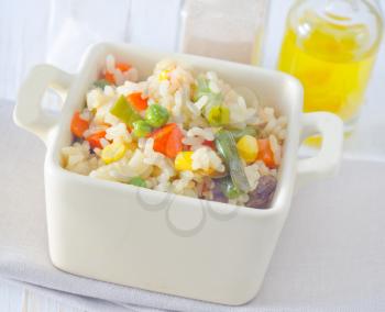 rice with vegetable