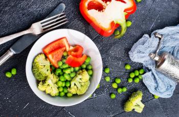 fresh vegetables for salad, fresh salad, diet food