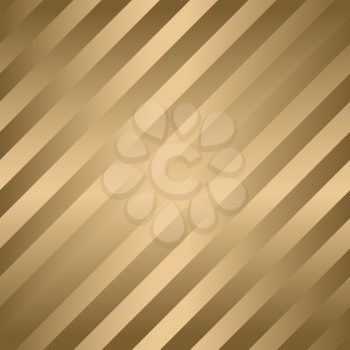 Classic diagonal lines pattern on gold background. Vector design