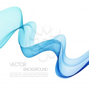 Vector Abstract spectrum curved lines background. Template brochure design