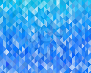 Vector Abstract blue light geometric background Triangle shapes