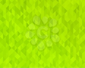 Summer Vector Abstract green light geometric background.Triangle shapes