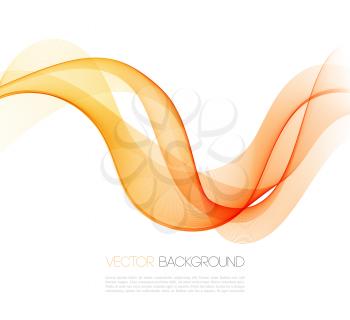 Orange abstract lines background. Vector illustration EPS 10