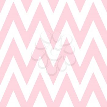 Pink Pattern in zigzag. Classic chevron seamless pink pattern.
