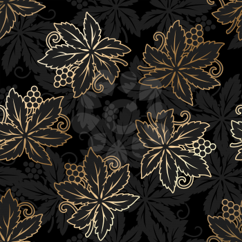Damask seamless floral pattern. Royal wallpaper. Vector illustration. EPS 10