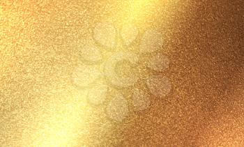 Vector golden foil background template with shine grain texture. For design handmade card - invitations, posters, cards.