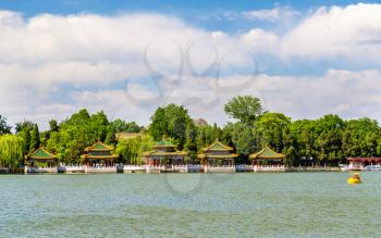 Beihai Park with the lake - Beijing, China