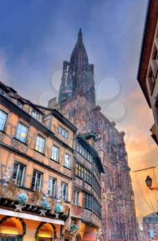 The Notre-Dame Cathedral of Strasbourg - Alsace, France
