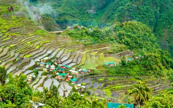 Batad Rice Terraces, UNESCO world heritage in Ifugao, Luzon Island, the Philippines