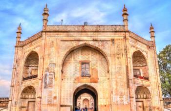 Entrance of Bibi Ka Maqbara Tomb, also known as Mini Taj Mahal. Aurangabad - Maharashtra, India