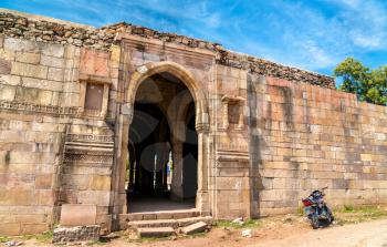 Mandvi Custom House at Champaner-Pavagadh Archaeological Park. A UNESCO world heritage site in Gujarat, India
