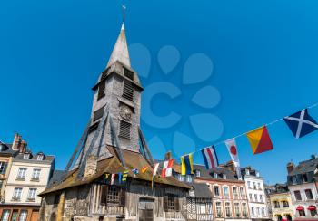 Saint Catherine, a medieval wooden church in Honfleur - Normandy, France