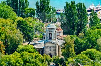 View of the Church of St. John the Baptist in Kerch, Crimea